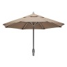 Telescope Casual Value Market Umbrella-7 1/2' Market Umbrella with Powdercoated Aluminum Frame and Push Button Tilt