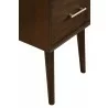 Alpine Furniture Flynn End Table, Walnut - Base Angle - Alpine Furniture Flynn End Table, Walnut - Base Angle