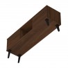 Manhattan Comfort Doyers 53.15 Mid-Century Modern TV Stand in Nut Brown Bottom