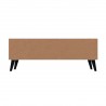 Manhattan Comfort Doyers 53.15 Mid-Century Modern TV Stand in White and Nut Brown Back