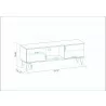 Manhattan Comfort Doyers 53.15 Mid-Century Modern TV Stand - Manhattan Comfort Doyers 53.15 Mid-Century Modern TV Stand