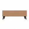 Manhattan Comfort Doyers 53.15 Mid-Century Modern TV Stand in Multi Color Red and Blue Back - Manhattan Comfort Doyers 53.15 Mid-Century Modern TV Stand in Multi Color Red and Blue Back