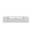 Vanderbilt TV Stand with LED Lights in White Gloss - Front