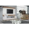 Vanderbilt TV Stand - Maple Cream and Off White - Set - Vanderbilt TV Stand - Maple Cream and Off White - Set