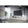 Vanderbilt TV Stand - Maple Cream and Off White