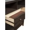 Alpine Furniture Legacy Media Chest in Black Cherry - Dresser Edge - Alpine Furniture Legacy Media Chest in Black Cherry - Dresser Edge