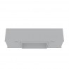 Manhattan Comfort Hampton 62.99 TV Stand with 4 Shelves and Solid Wood Legs in White Top