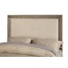 Alpine Furniture Camilla Queen Bed and Antique Grey - Headboard Close-up