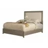 Alpine Furniture Camilla Queen Bed and Antique Grey - Angled - Alpine Furniture Camilla Queen Bed and Antique Grey - Angled