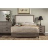 Alpine Furniture Camilla Queen Bed and Antique Grey - Front