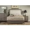 Alpine Furniture Camilla Queen Bed and Antique Grey - Front - Alpine Furniture Camilla Queen Bed and Antique Grey - Front