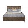 Alpine Furniture Brown Pearl Queen Panel Bed in Brown Bronze - Front