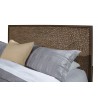 Alpine Furniture Brown Pearl Queen Panel Bed in Brown Bronze - Headboard Angled