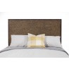 Alpine Furniture Brown Pearl Queen Panel Bed in Brown Bronze - Headboard Close-up