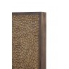 Alpine Furniture Brown Pearl Full Size Panel Bed in Brown Bronze - Headboard Finish Close-up