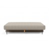 Innovation Living Osvald Sofa Bed - Kenya Gravel - Front Fully Folded