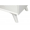  Alpine Furniture Tranquility Nightstand in White - Leg Details