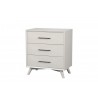 Alpine Furniture Tranquility Small Chest in White - Angled