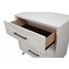 Alpine Furniture Tranquility Small Chest in White - Drawer Close-up