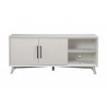 Alpine Furniture Tranquility TV Console in White - Front