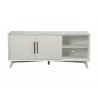 Alpine Furniture Tranquility TV Console in White - Front - Alpine Furniture Tranquility TV Console in White - Front