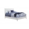 Alpine Furniture Tranquility California King Bed in White - Angled