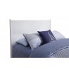  Alpine Furniture Tranquility Full Bed in White - Angled View
