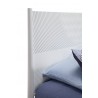  Alpine Furniture Tranquility Queen Bed in White - Headboard Close-up