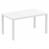 Ares Resin Rectangle Dining Table White 55 inch