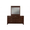 Alpine Furniture Urban Mirror in Merlot - Front