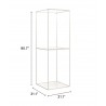 Zuo Chair Display Light Gray-dimension 2