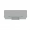 Manhattan Comfort Hampton 53.54 TV Stand with 4 Shelves and Solid Wood Legs in White Top - Manhattan Comfort Hampton 53.54 TV Stand with 4 Shelves and Solid Wood Legs in White Top