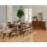 Alpine Furniture Live Edge Parson Chairs in Cream/Black - Lifestyle 2 - Alpine Furniture Live Edge Parson Chairs in Cream/Black - Lifestyle 2