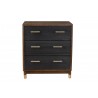 Alpine Furniture Legacy Queen Panel Bed, Black Cherry - Front Angle