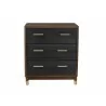 Alpine Furniture Legacy Queen Panel Bed, Black Cherry - Front Angle - Alpine Furniture Legacy Queen Panel Bed, Black Cherry - Front Angle