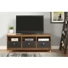 Alpine Furniture Belham TV Console - Alpine Furniture Belham TV Console