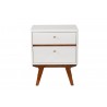 Alpine Furniture Dakota Two Drawer Nightstand - Front