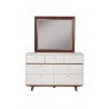 Alpine Furniture Dakota Dresser - Front With Mirror