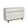 Alpine Furniture Dakota Dresser - Angled - Alpine Furniture Dakota Dresser - Angled