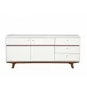Alpine Furniture Dakota TV Console - Front View - Alpine Furniture Dakota TV Console - Front View