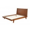Alpine Furniture Dakota Queen Platform Bed - Angled Without Cushion
