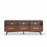 Alpine Furniture Gramercy TV Console - Front - Alpine Furniture Gramercy TV Console - Front