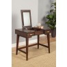 Alpine Furniture Gramercy Bedroom Vanity - Angled with Opened Vanity