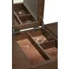 Alpine Furniture Gramercy Bedroom Vanity - Shelf Close-up - Alpine Furniture Gramercy Bedroom Vanity - Shelf Close-up