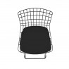 Manhattan Comfort Madeline 41.73" Barstool with Seat Cushion in Black Top