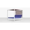 Source Outdoor Furniture Breeze Aluminum Daybed Square  14 - Source Outdoor Furniture Breeze Aluminum Daybed Square  14
