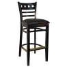 H&D Seating Masquerade Series Wood Barstool - H&D Seating Masquerade Series Wood Barstool