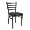 H&D Seating Ladder Back Clear Coat Metal Chair - Set of 2 - H&D Seating Ladder Back Clear Coat Metal Chair - Set of 2