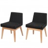 Midtown Concept Ruby 2 Piece Liqurice Chair Set