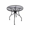 H&D Seating Round Wrought Iron Mesh Top Table w/ Base - H&D Seating Round Wrought Iron Mesh Top Table w/ Base